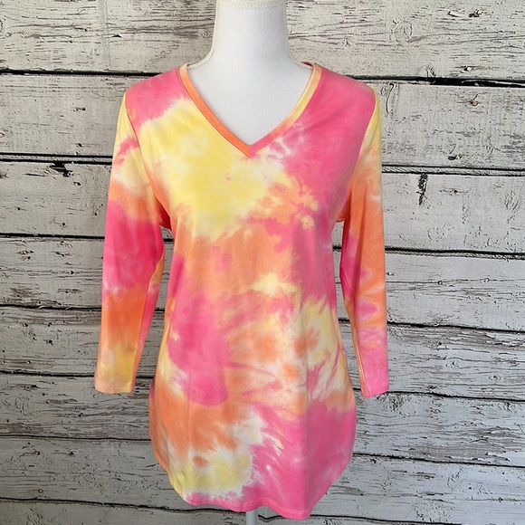 Belle by Kim Gravel Tops - Belle by Kim Gravel TripleLuxe Knit 3/4- Sleeve Top - NWOT